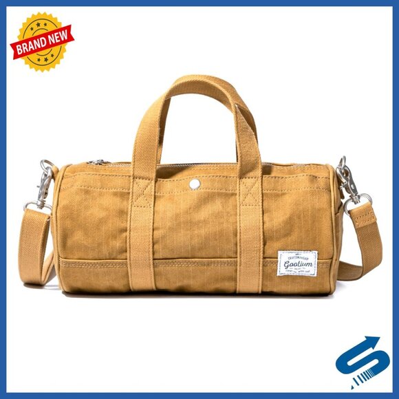 Handbags - Canvas Crossbody Bag Vintage Barrel Style Mini Tote Travel Organizer Compact